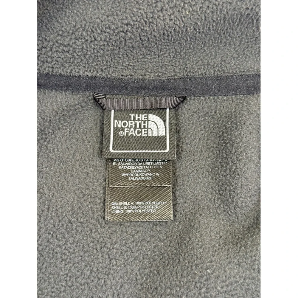 The North Face Jacket Men Large Grey Flashdry Fleece Full Zip Long Sleeve Hiking